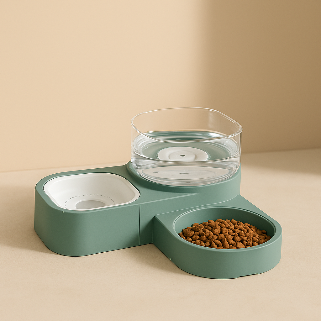 Revolutionize Your Pet's Mealtime with the All-in-One Automatic Pet Feeding Station